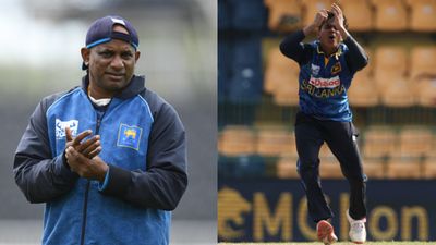'I will be there for you like a father, guiding you...': Jayasuriya vows to stand by Dunith Wellalage after dad’s demise during SL vs AFG Asia Cup clash Sri Lanka's head coach Sanath Jayasuriya (L) and star spinner Dunith Wellalage in frame