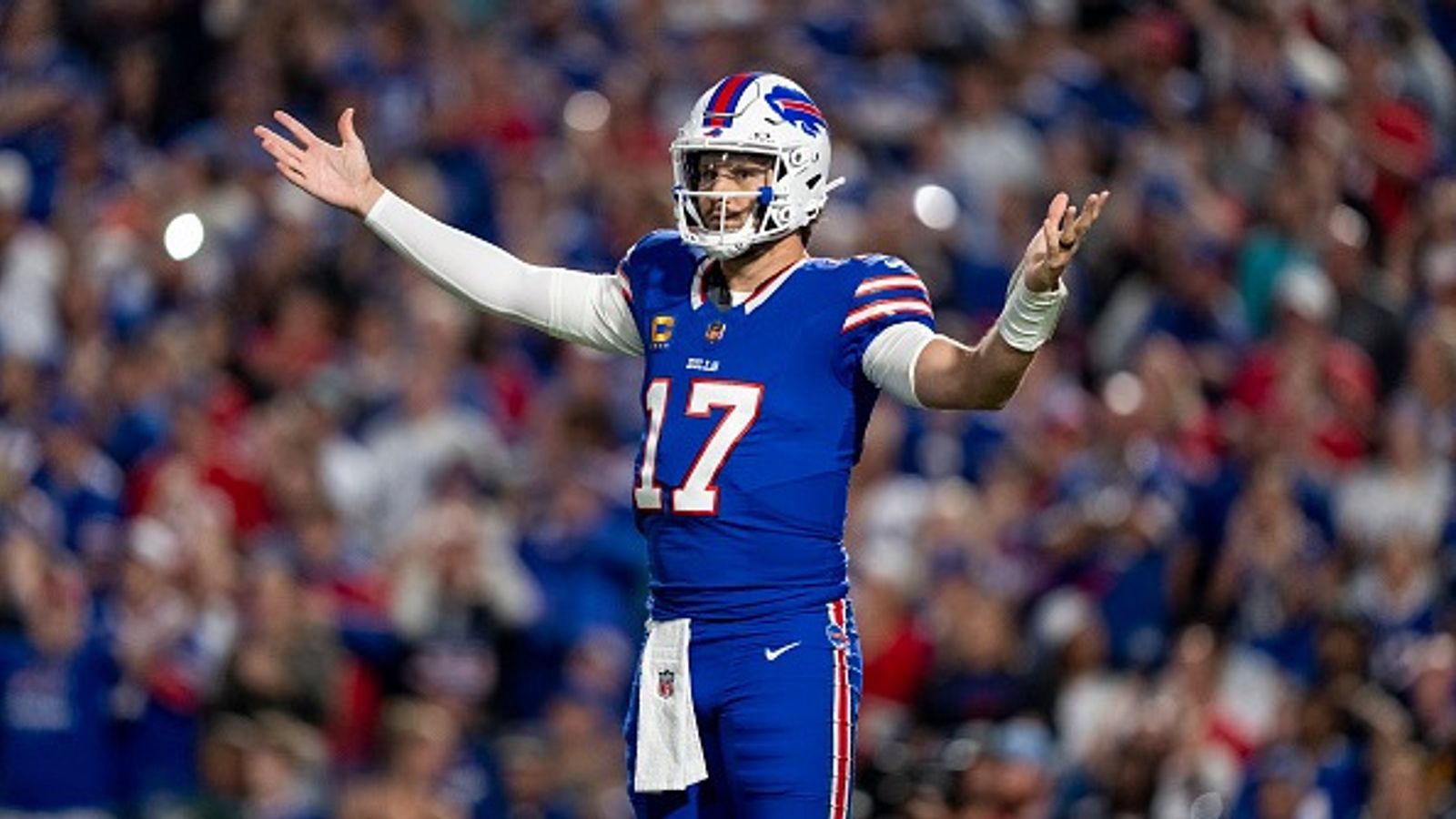 Colin Cowherd praises Bills star's transformation from risky to error-free quarterback Josh Allen in the frame.