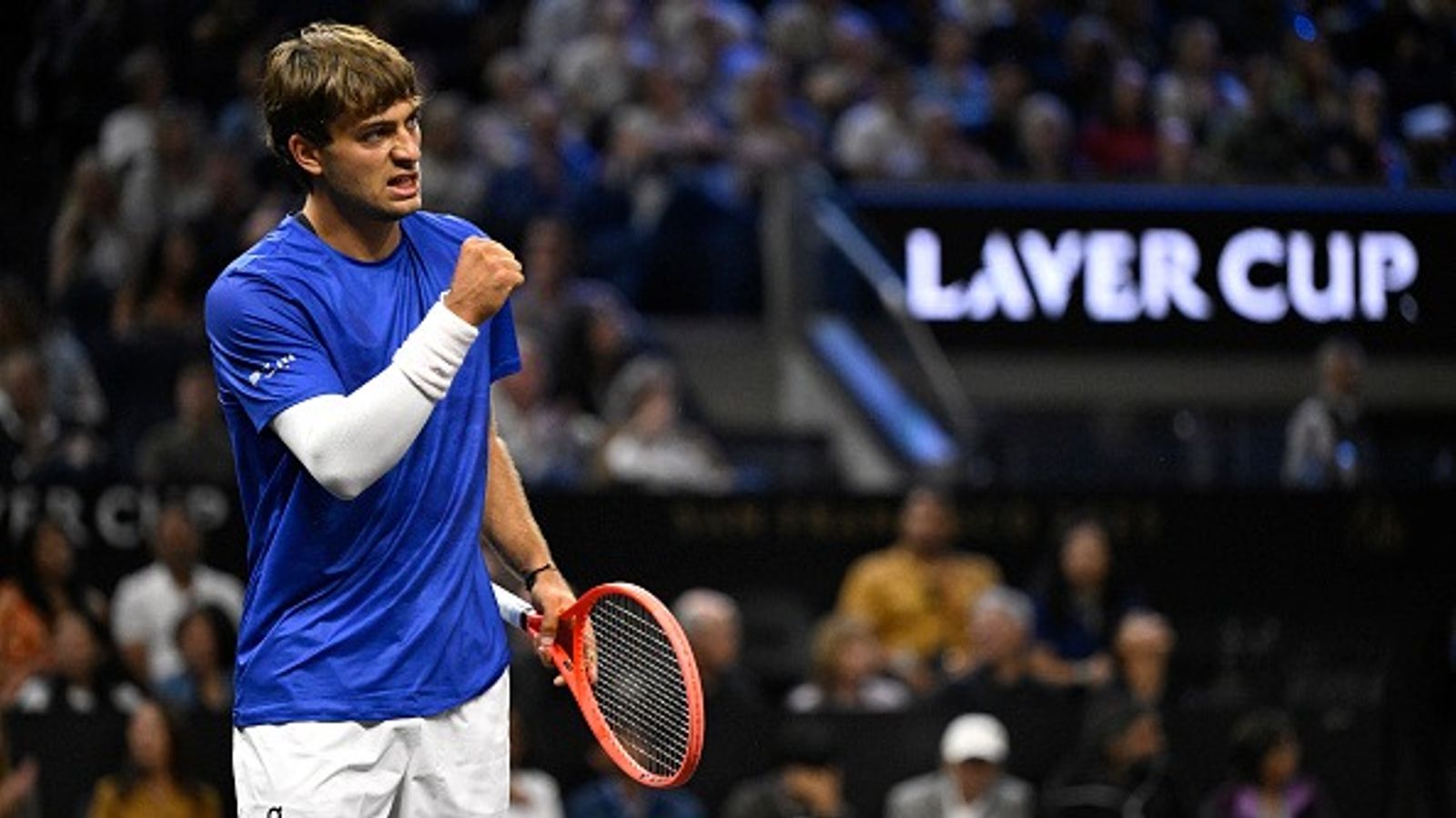 Flavio Cobolli fears letting Swiss down at Laver Cup, says 'I can't lose with Roger Federer cheering for me' Flavio Cobolli in the frame.