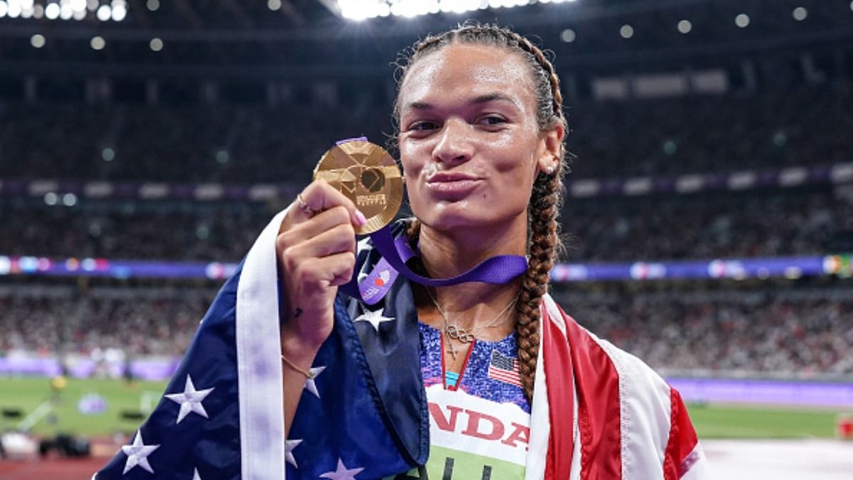 Anna Hall joins this US legend after clinching women's heptathlon gold at Tokyo World Championships Anna Hall joins this US legend after clinching women's heptathlon gold at Tokyo World Championships