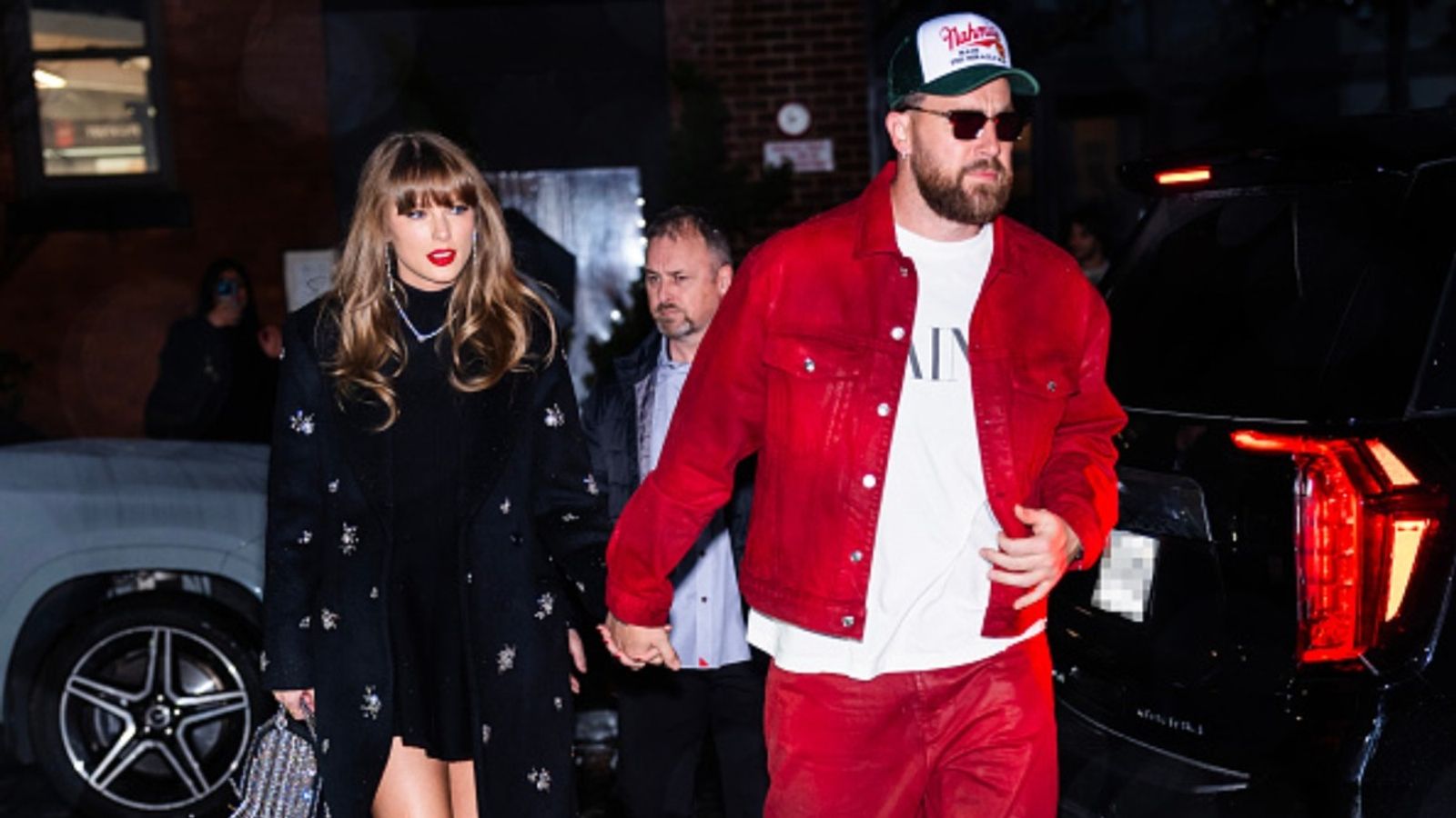 Taylor Swift’s game day plans: Will she attend Chiefs vs Giants to support Travis Kelce? Taylor Swift and Travis Kelce in the frame (Image vis Getty)