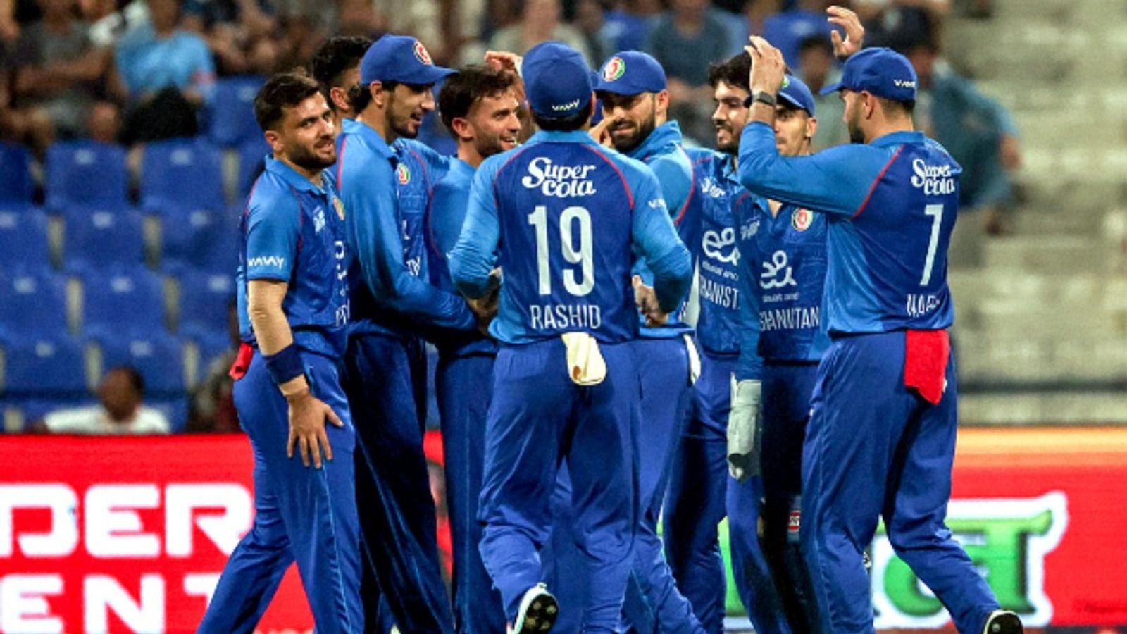 After early exit from T20 Asia Cup 2025, Afghanistan make 3 changes for white-ball series against Bangladesh Afghanistan's Azmatullah Omarzai (3L) celebrates with teammates after taking the wicket of Sri Lanka's Pathum Nissanka during the Asia Cup 2025 against Sri Lanka at the Sheikh Zayed Cricket Stadium in Abu Dhabi on September 18, 2025.