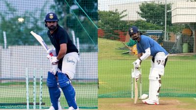 WATCH: Rohit Sharma, KL Rahul sweat out at BCCI Centre of Excellence in Bengaluru ahead of Australia, West Indies series Rohit Sharma and KL Rahul training at BCCI COE