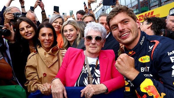 WATCH: Max Verstappen's grandmother moves to tears after his Azerbaijan Grand Prix win