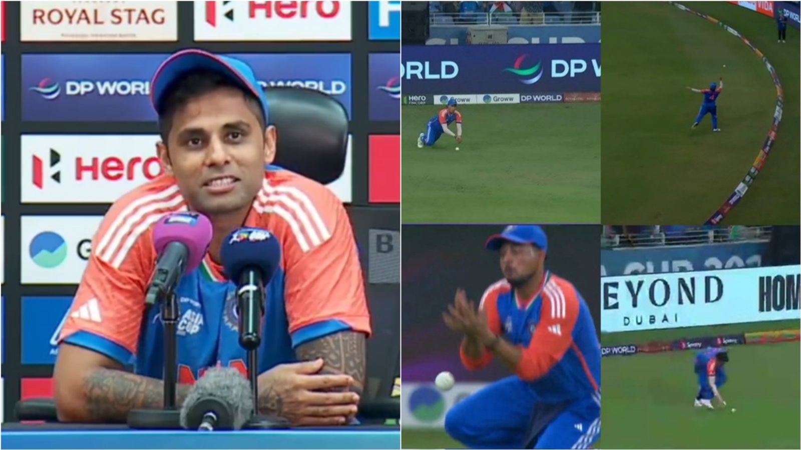 'Fielding coach has already emailed the boys to visit the office tomorrow': Suryakumar Yadav's hilarious remark after 4 dropped catches vs Pakistan 'Fielding coach has already emailed the boys to visit the office tomorrow': Suryakumar Yadav's hilarious remark after 4 dropped catches vs Pakistan