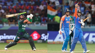 'Shubman Gill and Abhishek Sharma launched a BrahMos...': Ex-Pakistan star slams Sahibzada Farhan for his controversial AK-47 celebration against India In Picture: Sahibzada Farhan, Abhishek Sharma and Shubman Gill