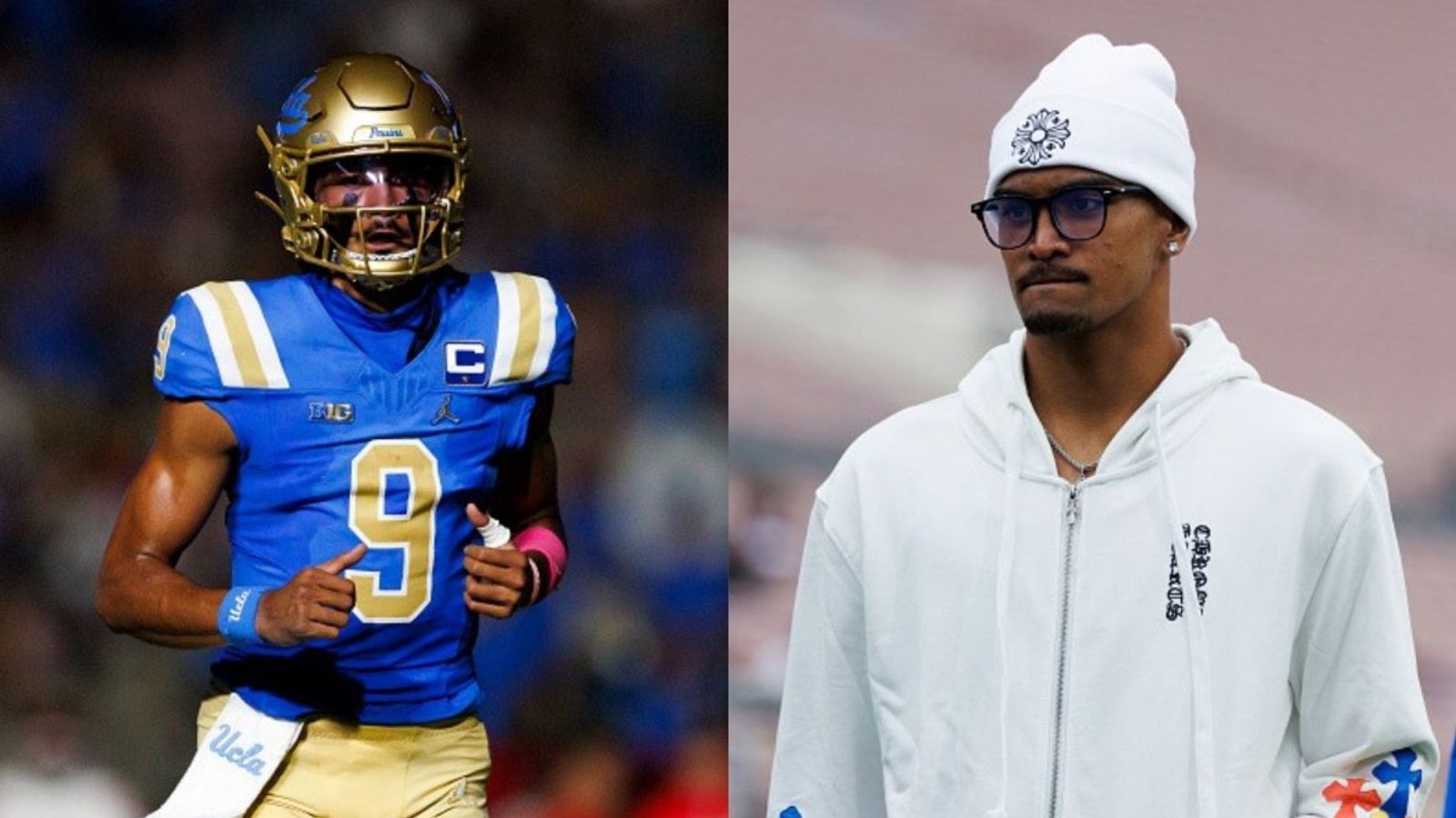 Is Madden Iamaleava related to Nico Iamaleva? Here’s what you need to know about UCLA’s quarterback Madden Iamaleava and Nico Iamaleva in the frame (Images via Getty)