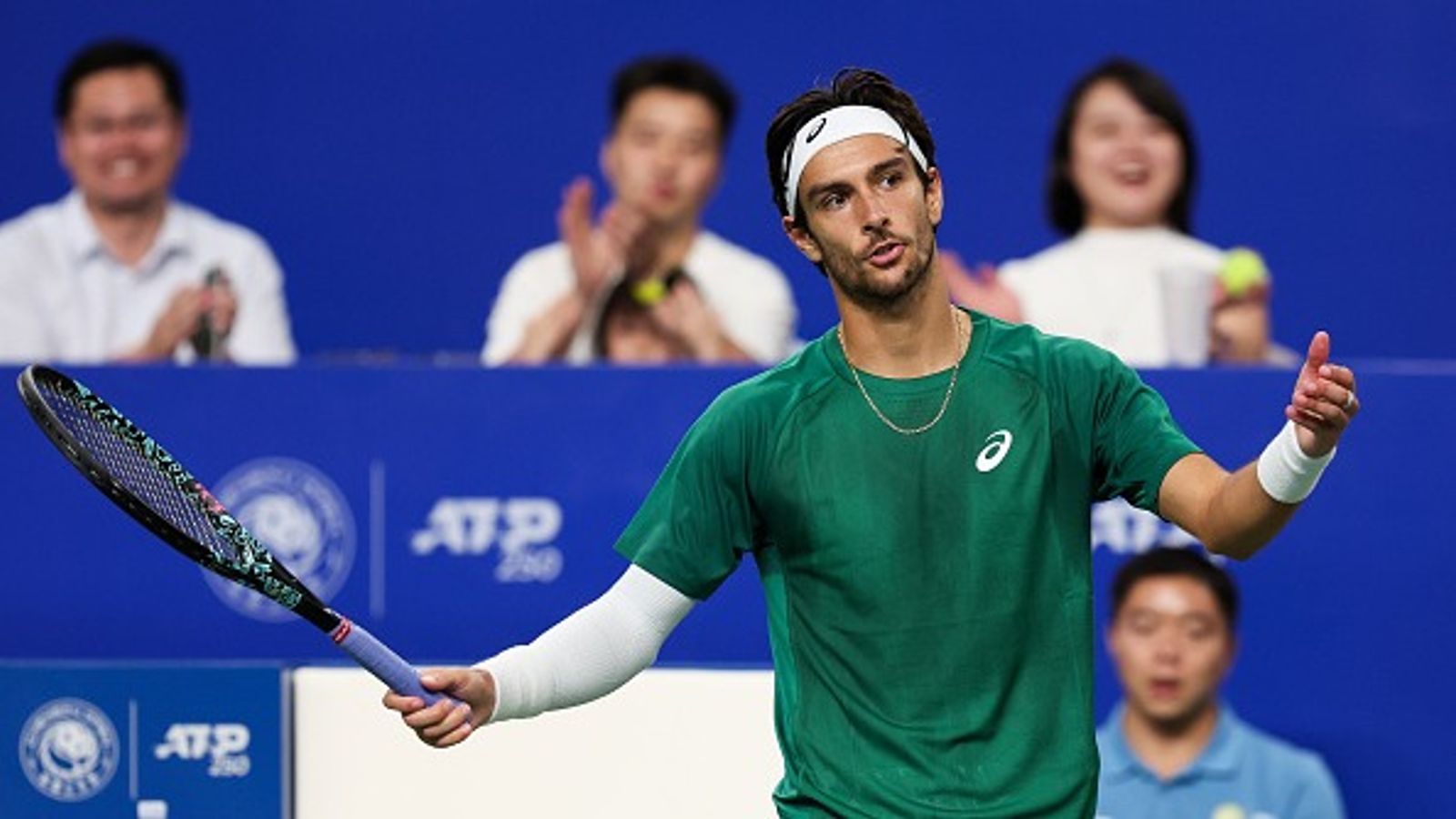 Lorenzo Musetti left heartbroken after fifth straight ATP final loss at Chengdu Open 2025 Lorenzo Musetti in the frame.