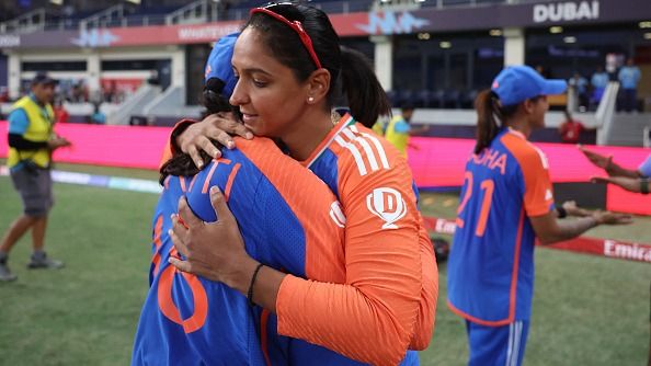 India's star batters Harmanpreet Kaur (R) and Smriti Mandhana in this frame