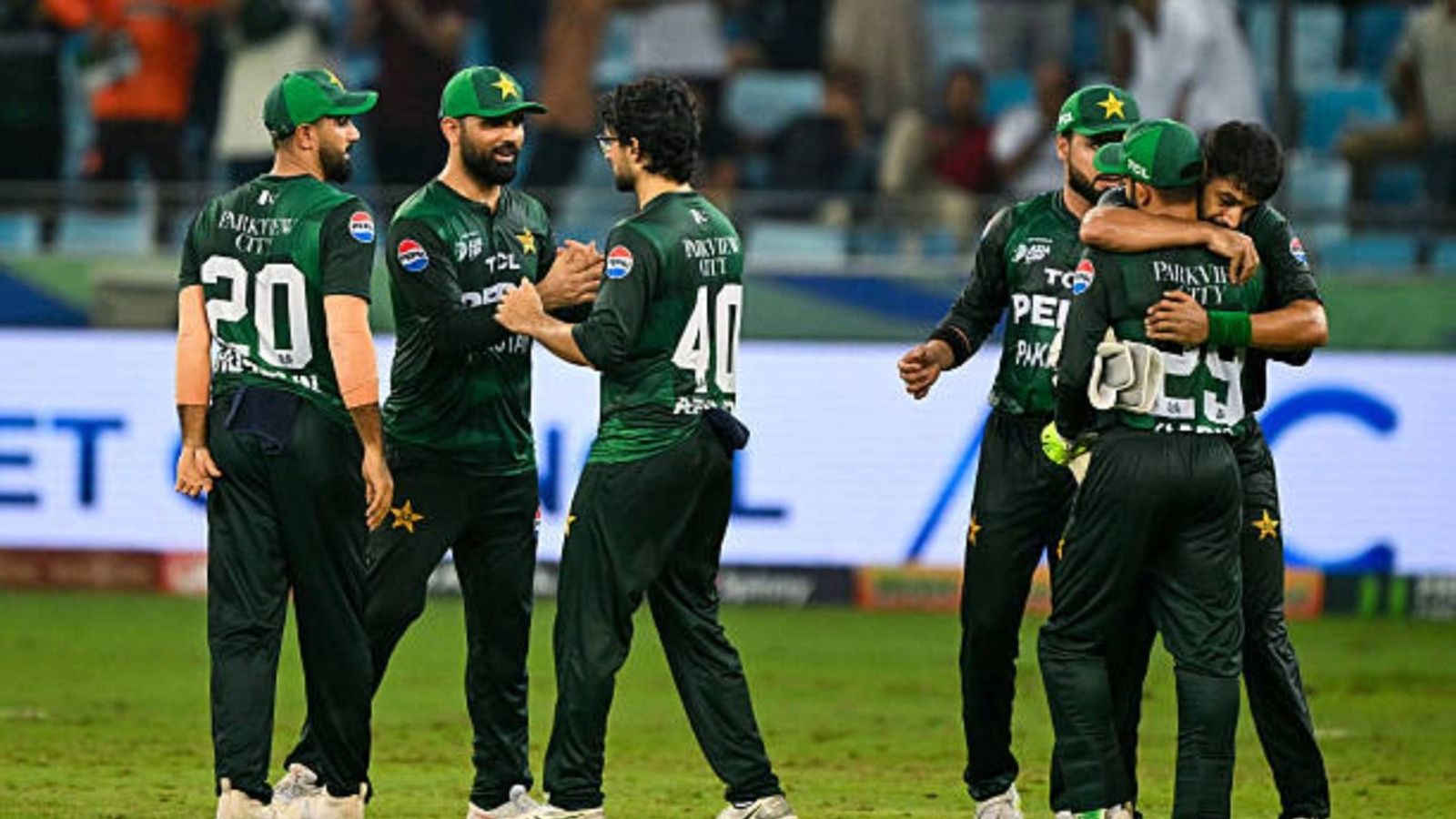 'We are good enough to beat anyone...': Salman Ali Agha shares massive statement ahead of Asia Cup final against India Pakistan's players celebrate after defeating Bangladesh in the Asia Cup 2025 Super Four Twenty20 international cricket match between Bangladesh and Pakistan