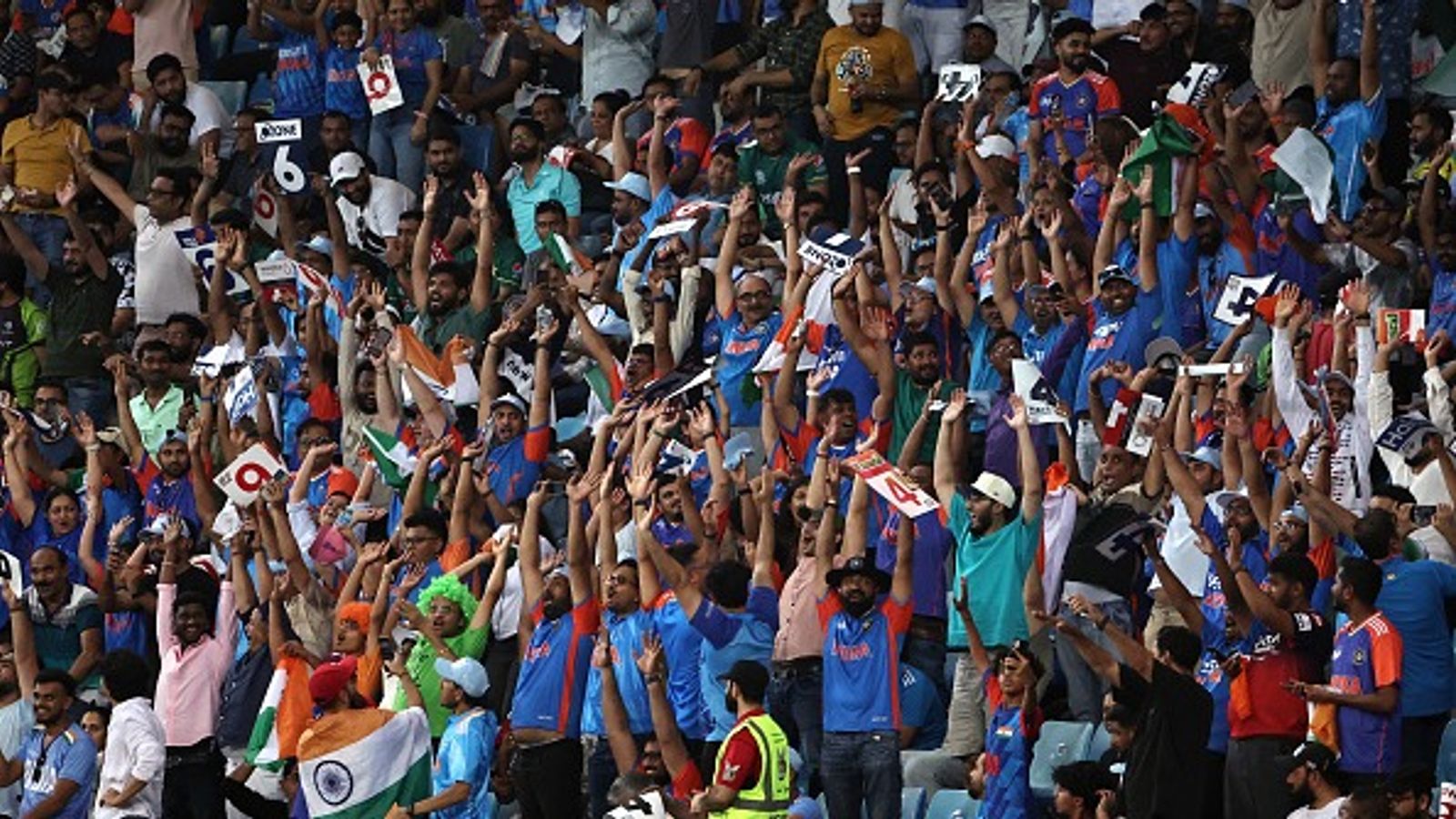 India vs Pakistan Final: Dubai Police issue guidelines banning Banners, Firecrackers, violators to be slapped with hefty fine Indian fans cheer during the Asia Cup 2025 Super Four Twenty20 international cricket match between India and Pakistan at the Dubai International Stadium in Dubai on September 21, 2025.