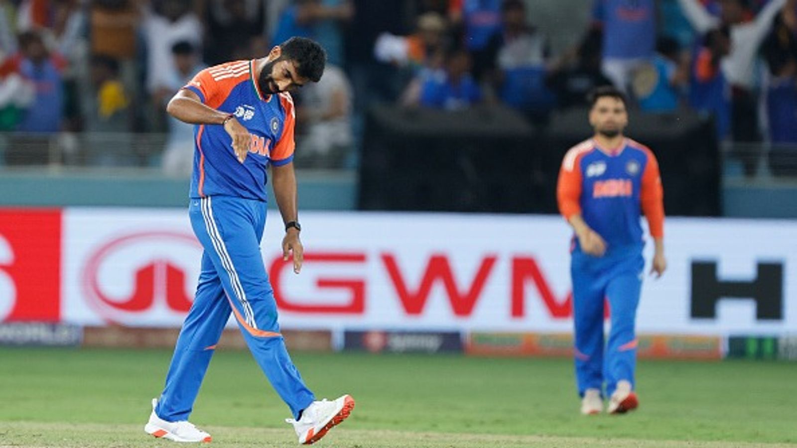 Irfan Pathan's five-word social media post hailing Jasprit Bumrah for his response to Haris Rauf's Jet gesture goes viral Jasprit Bumrah of India celebrates the wicket of Haris Rauf of Pakistan during the Asia Cup Final match between India and Pakistan at Dubai International Stadium on September 28, 2025 in Dubai, United Arab Emirates.