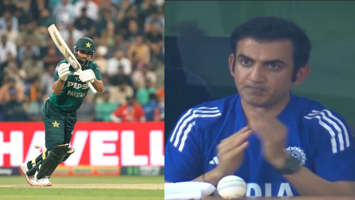 Gautam Gambhir erupts with animated celebration after Varun Chakravarthy dismisses Fakhar Zaman during IND vs PAK Asia Cup final