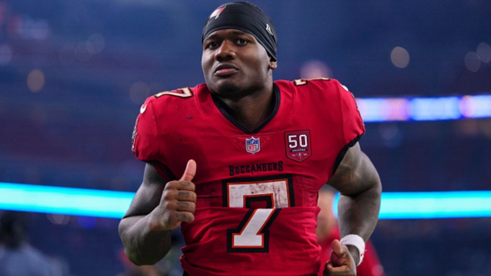 Bucky Irving Injury Update: Get the latest on Buccaneers' star RB's condition Bucky Irving in the frame (Image via Getty)