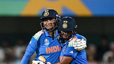 IND vs SL: Deepti Sharma and Amanjot Star as India crush Sri Lanka by 59 runs in dominant Women's World Cup opener India's Deepti Sharma (R) celebrates with teammate Sneh Rana after scoring a half-century (50 runs) during the 2025 ICC Women's Cricket World Cup one-day international (ODI) match between India and Sri Lanka at the Barsapara Cricket Stadium in Guwahati