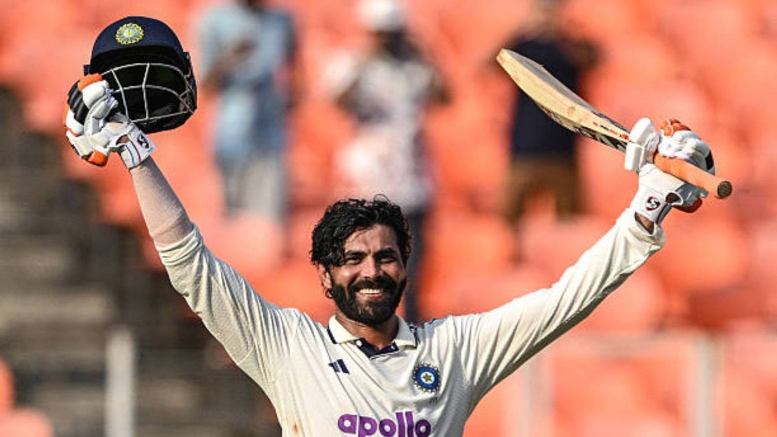 IND vs WI: Ravindra Jadeja continues blistering form with the bat, slams 6th Test century during 1st Test vs West Indies Ravindra Jadeja in this frame