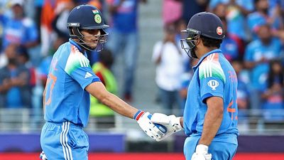 Suspense ends over Rohit Sharma's captaincy as BCCI announces India's squad for ODI series against Australia India's Shubman Gill (L) congratulates his team captain Rohit Sharma after he scored a half-century (50 runs) during the ICC Champions Trophy one-day international (ODI) final cricket match between India and New Zealand