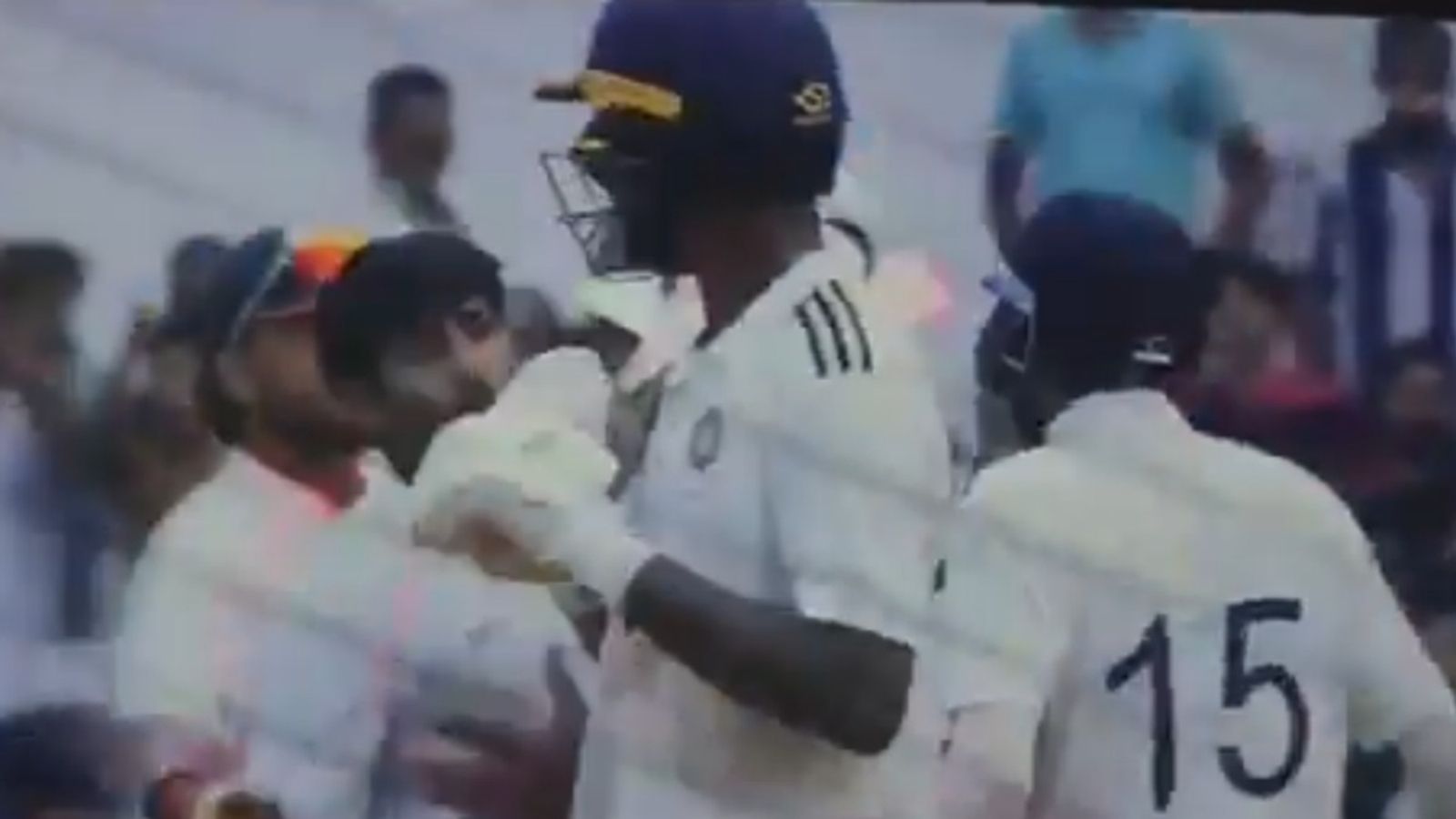 WATCH: India's U19 World Cup-winning captain in a severely heated exchange with PBKS pacer on Day 5 of Irani Cup Yash Thakur involved in a verbal spat with Yash Dhull on Day of Irani Cup 2025.