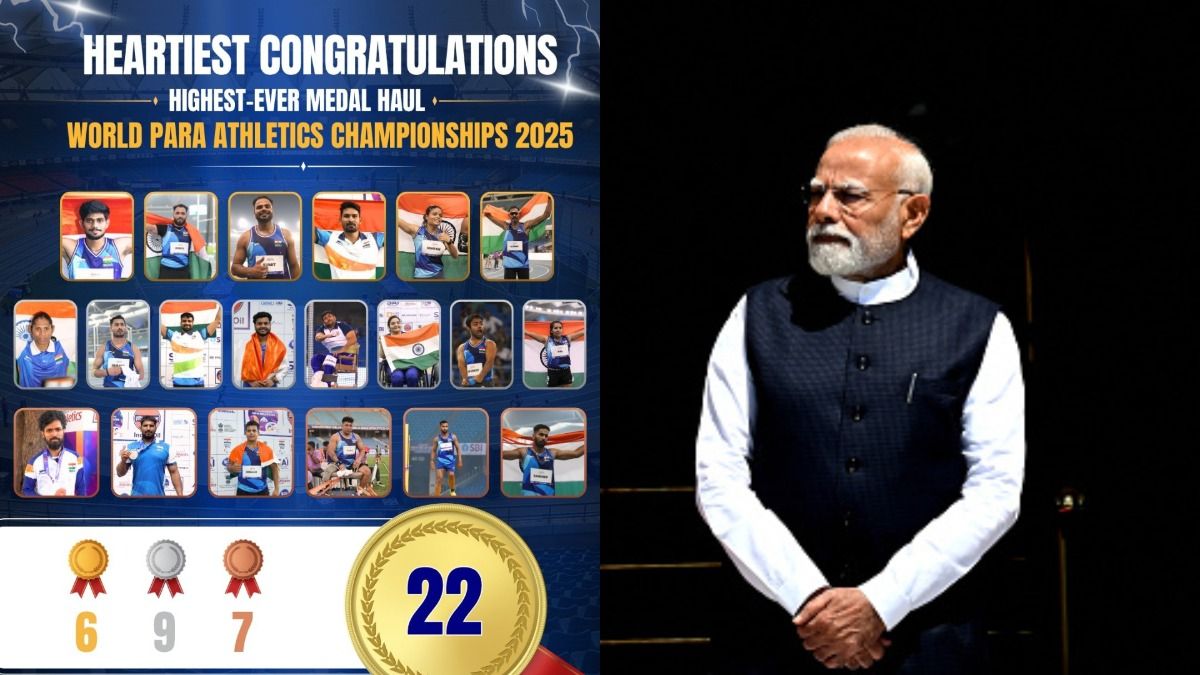 'Proud of each and every member of our contingent...': PM Modi labels India's showing in World Para Athletics as historic
