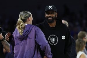 Mavericks’ Kyrie Irving & WNBA star Paige Bueckers share heartwarming moment during Cooper Flagg’s debut SportsTak