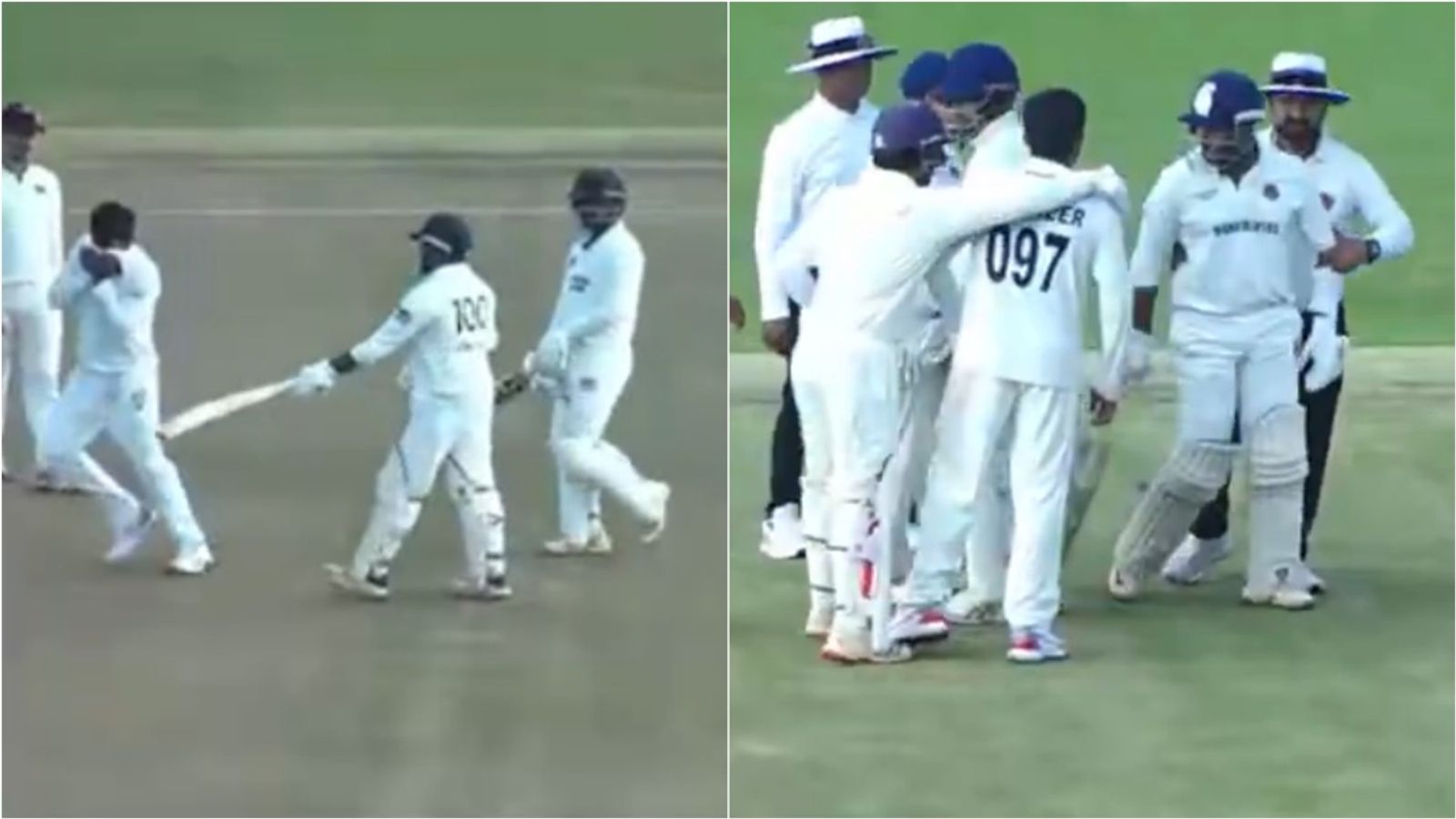 'It's a practice match. They're all..': Maharashtra captain reacts to Musheer Khan's 'Thank you' sledge that led to Prithvi Shaw losing his cool Prithvi Shaw, Musheer Khan engage in a heated exchange during a warm-up match.