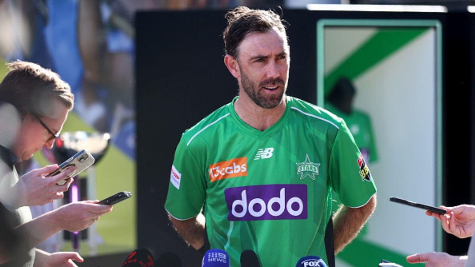 Glenn Maxwell reveals he had wrist surgery to have a chance to play in T20I series vs India, opens up on freak injury in nets Glenn Maxwell of Melbourne Stars speaks to the media during the 2025/26 Big Bash Kit Launch on October 09, 2025 in Melbourne, Australia.