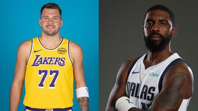 Luka Doncic shares surprising take on Kyrie Irving ball handling skills: "You can’t do it" Luka Doncic shares surprising take on Kyrie Irving ball handling skills: "You can’t do it"