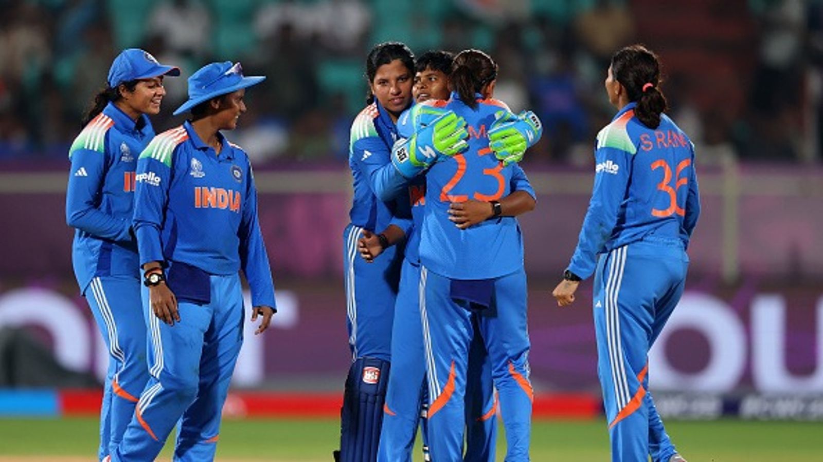 'We did not take responsibility and lost...': Gutted Harmanpreet Kaur indirectly blames teammates after India's 3-wicket loss against South Africa in Women's World Cup 2025 Kranti Gaud of India celebrates with team mates Richa Ghosh and Harmanpreet Kaur after taking the wicket of Laura Wolvaardt of South Africa (not pictured) during the ICC Women's Cricket World Cup India 2025 match between India and South Africa