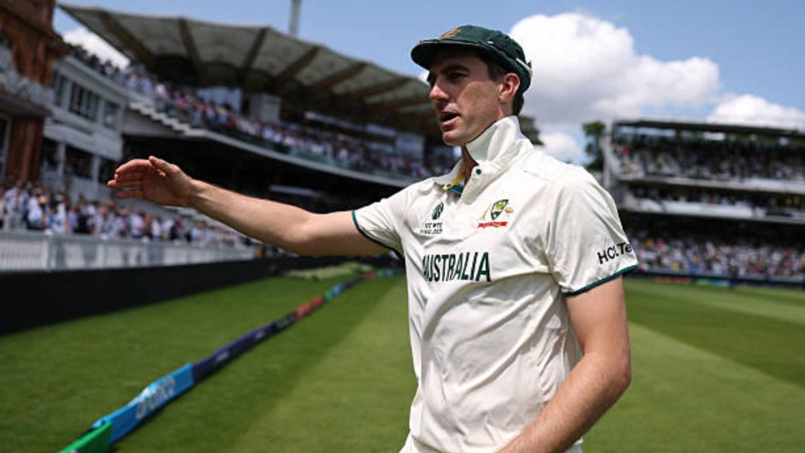'There are some positive signs...': Australia head coach shares big injury update on Pat Cummins ahead of The Ashes Pat Cummins in this frame