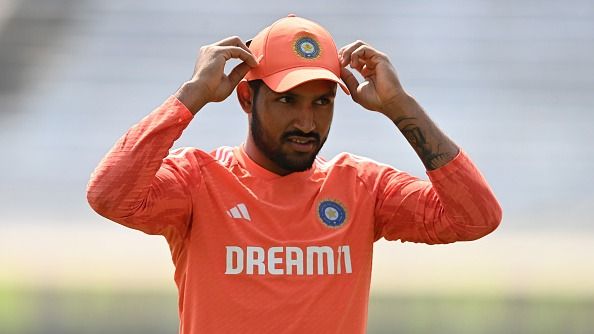 Exclusive | 'Good thought by the selection committee...': Coach Phoolchand Sharma explains Dhruv Jurel’s inclusion in India’s ODI squad for Australia series Dhruv Jurel of India during a nets session at JSCA International Stadium Complex on February 21, 2024 in Ranchi, India.