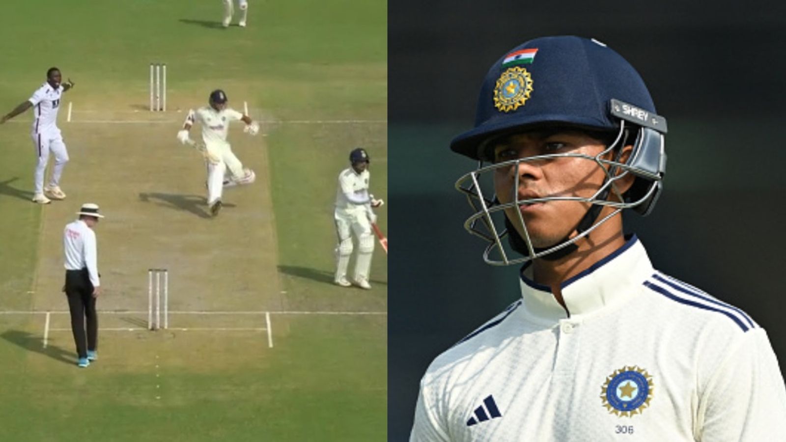 WATCH: Yashasvi Jaiswal run out just after stepping onto the field on Day 2 of 2nd Test; Did Shubman Gill make a costly mistake? Yashasvi Jaiswal and Shubman Gill