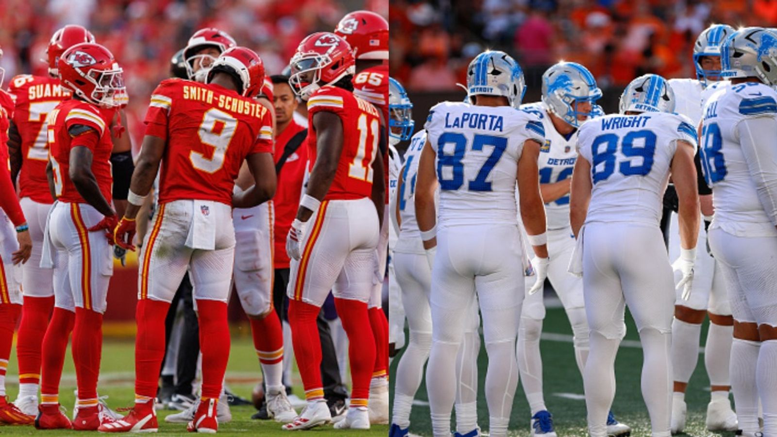 Kansas City Chiefs vs Detroit Lions: Start time, where to watch and more Team Kansas City Chiefs and Detroit Lions in the frame (Images via Getty)