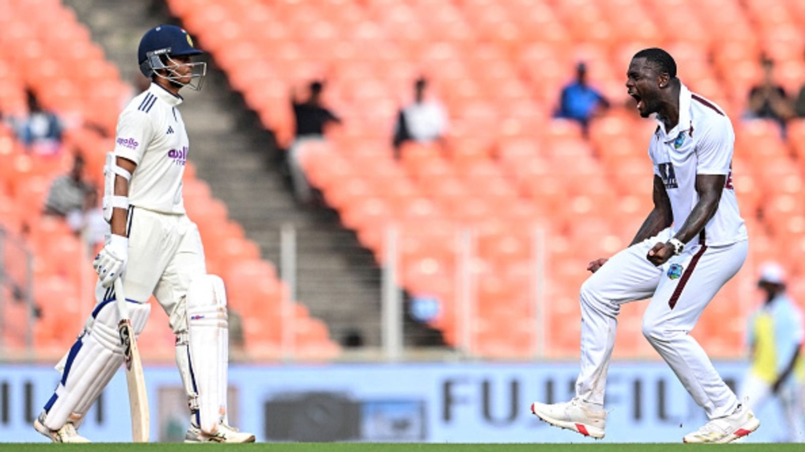 ICC punishes wicketless West Indies pacer for hitting Yashasvi Jaiswal with his throw, second offence within a year ICC punishes wicketless West Indies pacer for hitting Yashasvi Jaiswal with his throw, second offence within a year