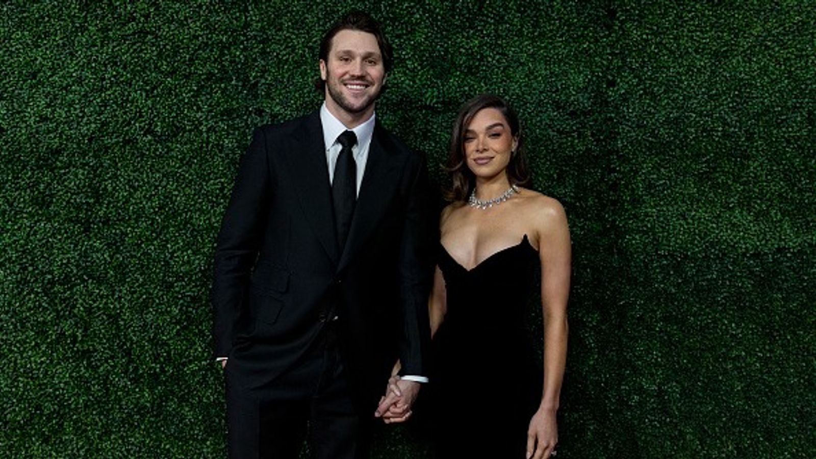 Josh Allen's wife Hailee Steinfeld reveals mindset that helped her through Sinners scenes Josh Allen and Hailee Steinfeld in the frame.