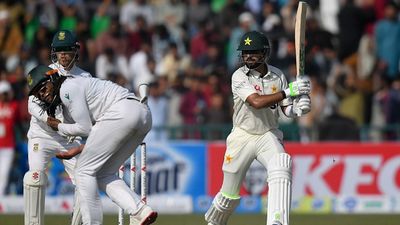 Watch: Ramiz Raja mercilessly roasts Babar Azam with 'Ye out hoga, drama karega' remark during PAK vs SA 1st Test Pakistan's Babar Azam (R) in action in this frame