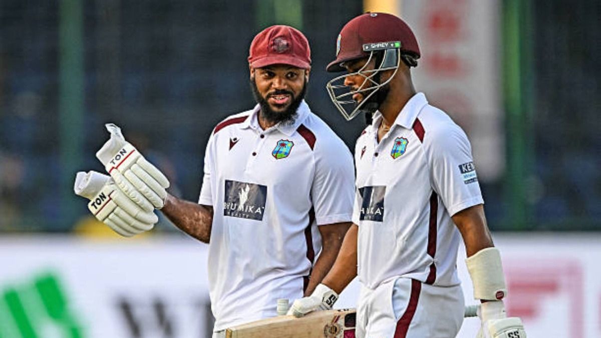 IND vs WI: West Indies fight back with John Campbell and Shai Hope's centuries, set up 121-run target for India