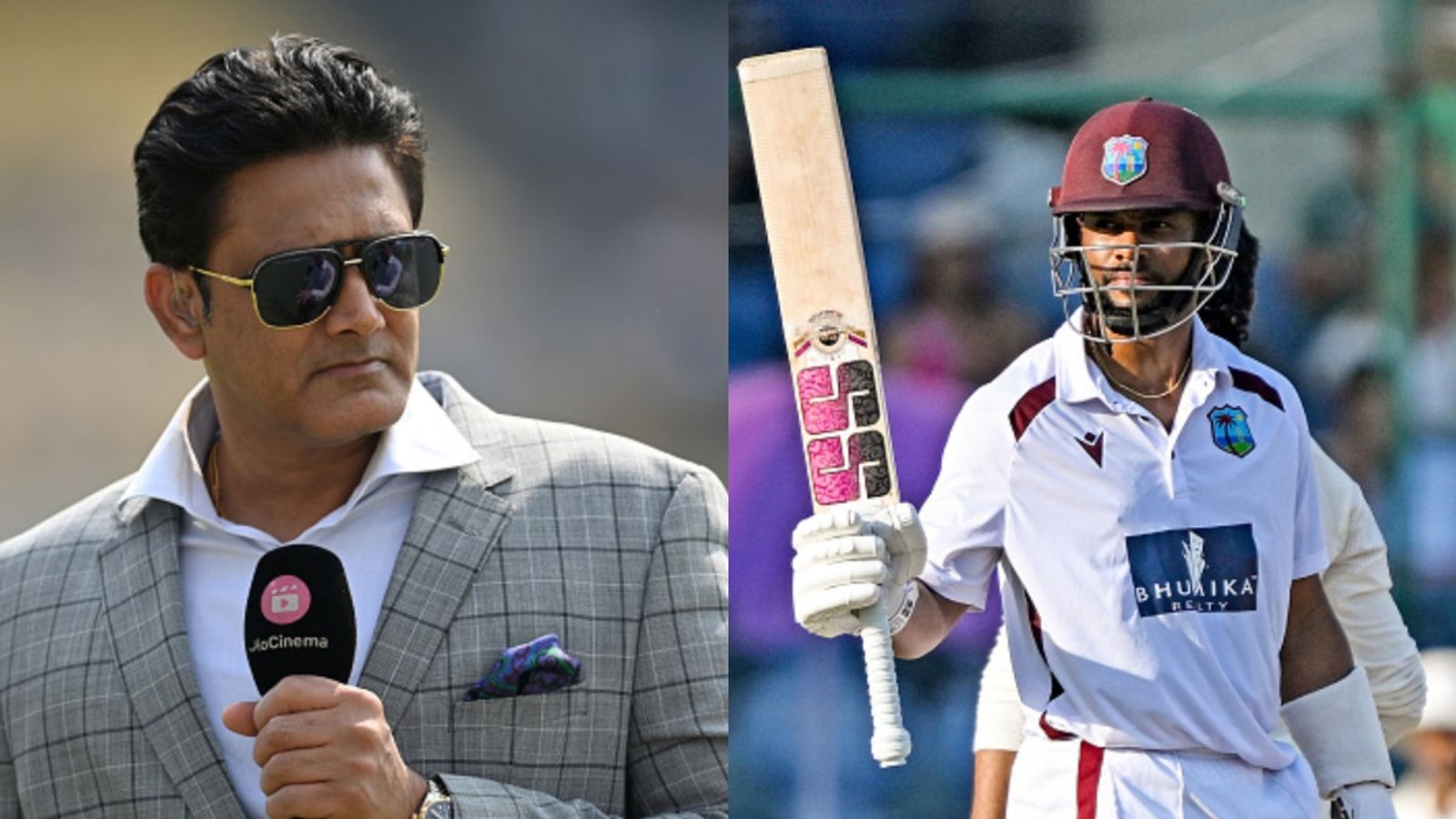 'When I was a coach and we toured the West Indies....': Anil Kumble lauds West Indies' Shai Hope for brilliant maiden Test ton against India In Pic: Shai Hope and Anil Kumble
