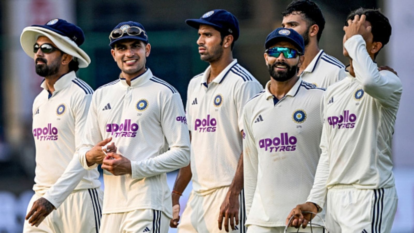 Where do Shubman Gill's India stand on WTC 2025-27 points table after 2-0 cleansweep against West Indies? India's KL Rahul, captain Shubman Gill, Dhruv Jurel, Ravindra Jadeja, Devdutt Padikkal and Yashasvi Jaiswal walk back to the pavilion after the second Test's Day 2 play against West Indies at the Arun Jaitley Stadium in New Delhi on October 11, 2025.