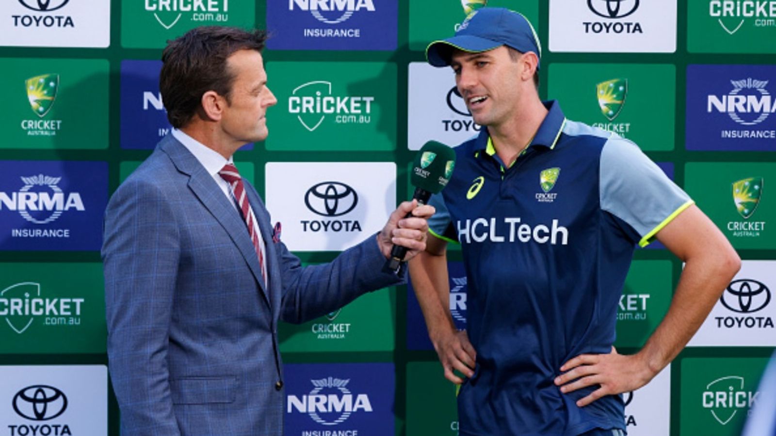 Pat Cummins picks only 3 Indians in combined IND-AUS all-time ODI XI featuring past players, no place for Yuvraj Singh, Adam Gilchrist Adam Gilchrist interviews Australian captain Pat Cummins after day four of the First Test against India at Optus Oval on November 25, 2024 in Perth, Australia.