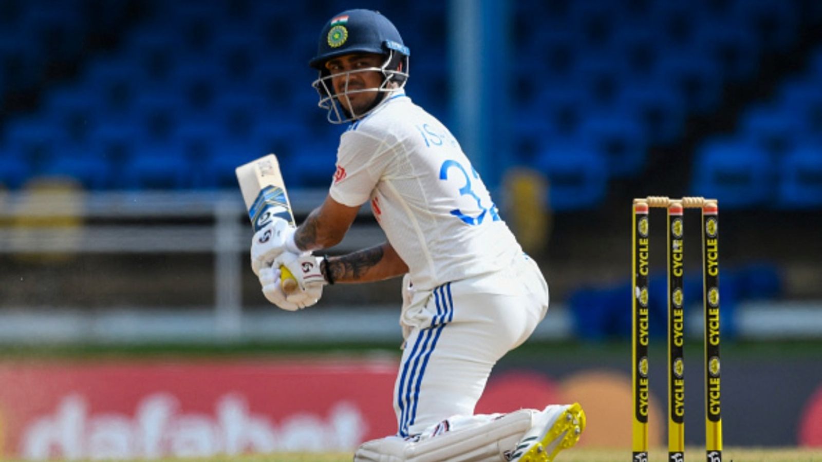 'Maturity is when you understand...': Ishan Kishan opens up on continued snub from India squad across formats after century against Tamil Nadu Ishan Kishan, of India, hits 4 during the fourth day of the second Test against West Indies at Queen's Park Oval in Port of Spain, Trinidad and Tobago, on July 23, 2023.