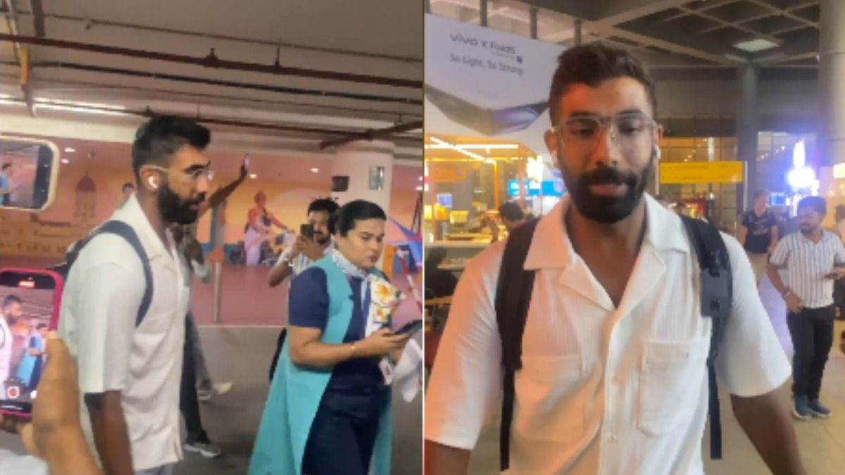 Watch: Frustrated Jasprit Bumrah snaps at Paps after being mobbed at Mumbai airport, says 'maine bulaya hi nahi, tum...' Frustrated Jasprit Bumrah snaps at Paps after being mobbed at Mumbai airport
