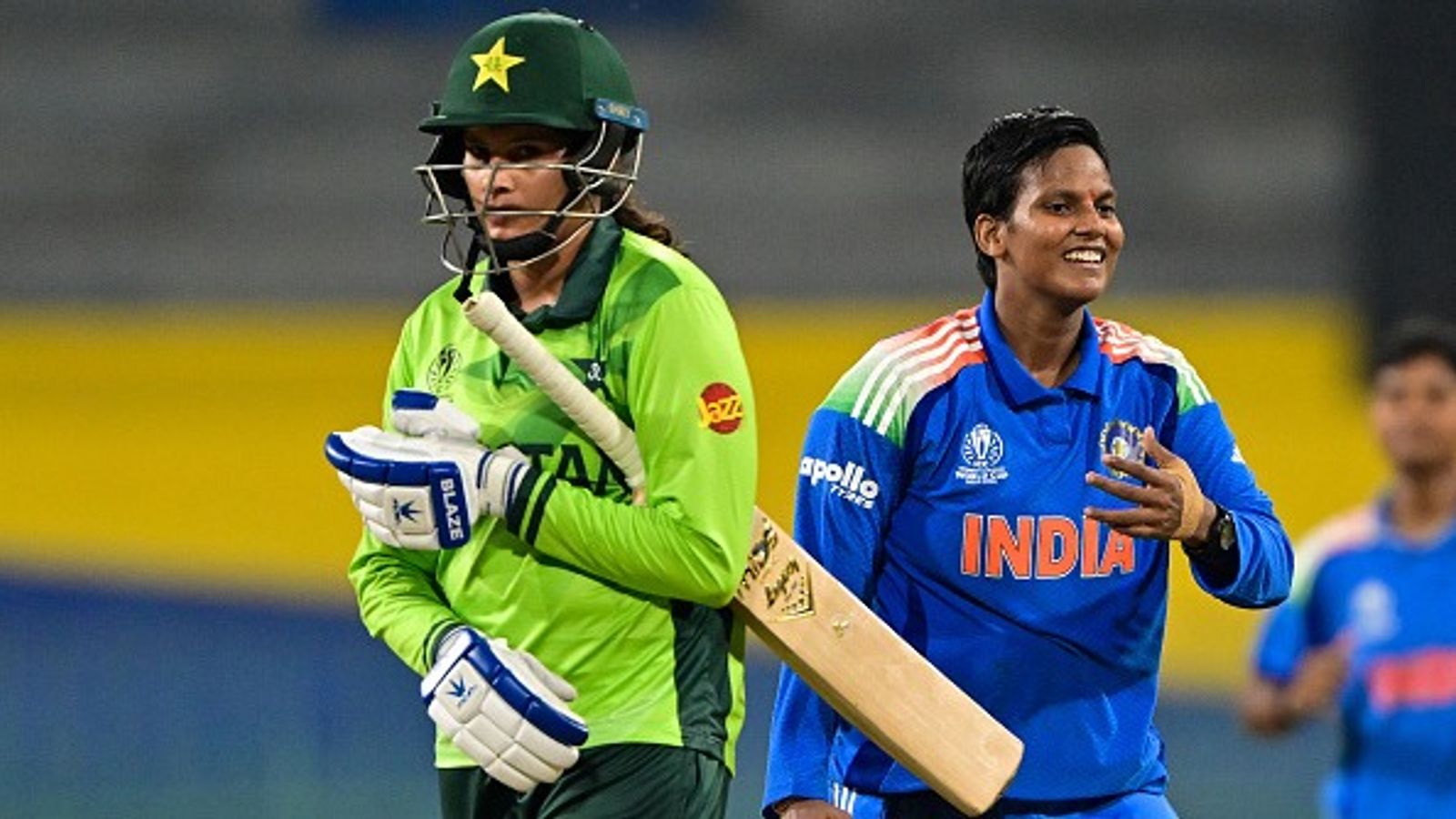 India vs Pakistan Women’s World Cup sets unbelievable viewership record with 1.87 billion minutes watch time India's Deepti Sharma (R) celebrates after taking the wicket of Pakistan's Sadia lqbal in this frame