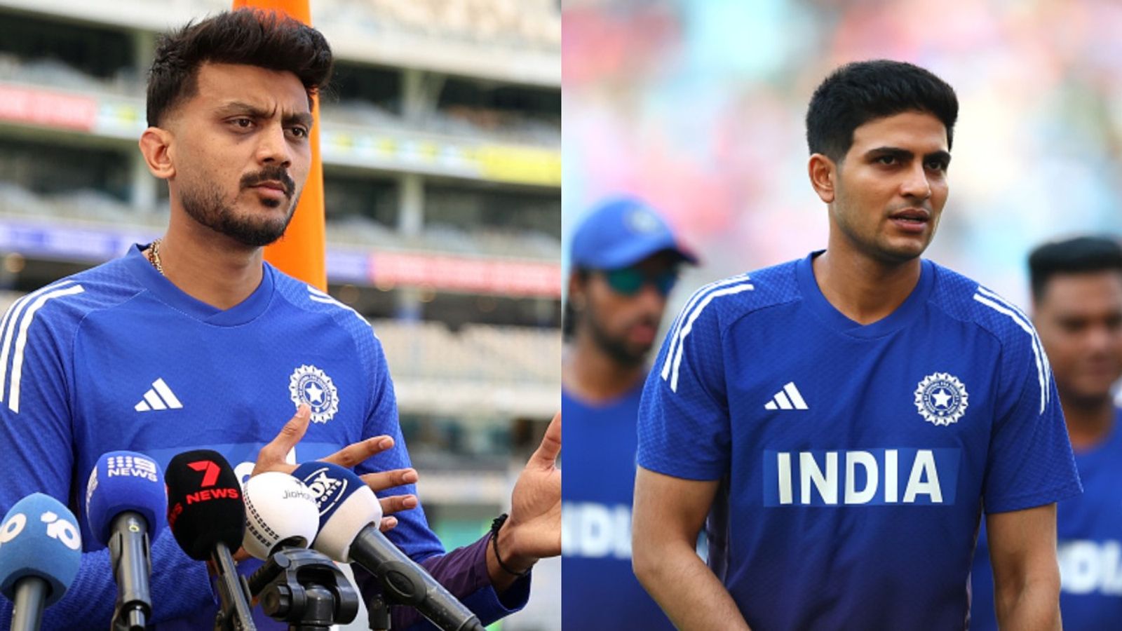 'What has been good about Gill's captaincy is...': Axar Patel namedrops Virat, Rohit while commenting on Shubman's leadership India's Axar Patel (L) and Shubman Gill in this frame
