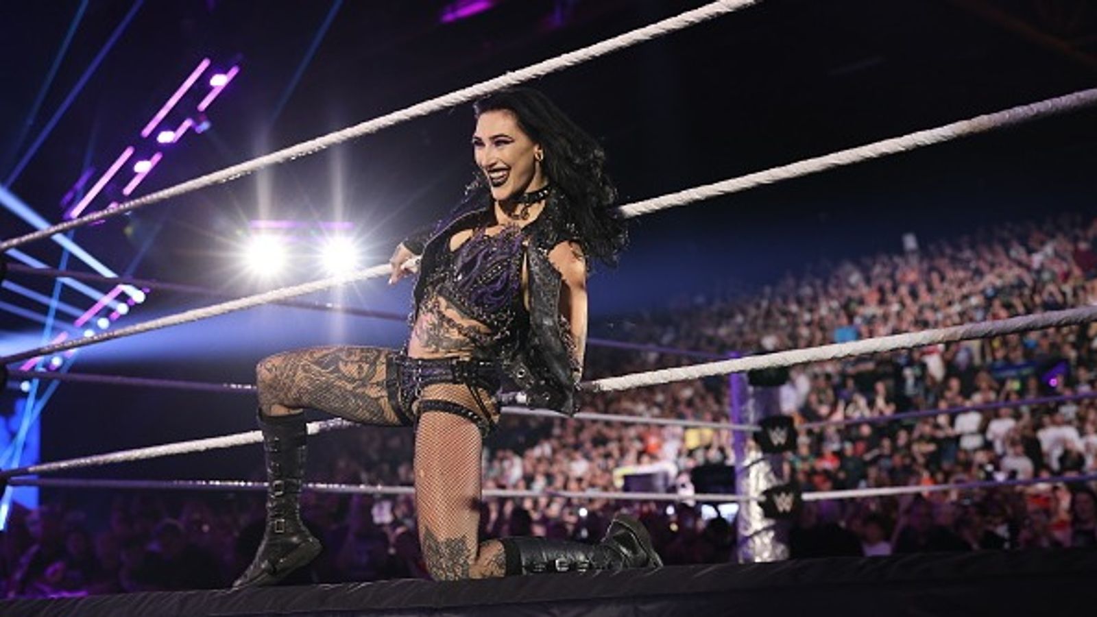 Rhea Ripley reacts as TOP WWE star bids emotional farewell in Japan Rhea Ripley reacts as TOP WWE star bids emotional farewell in Japan