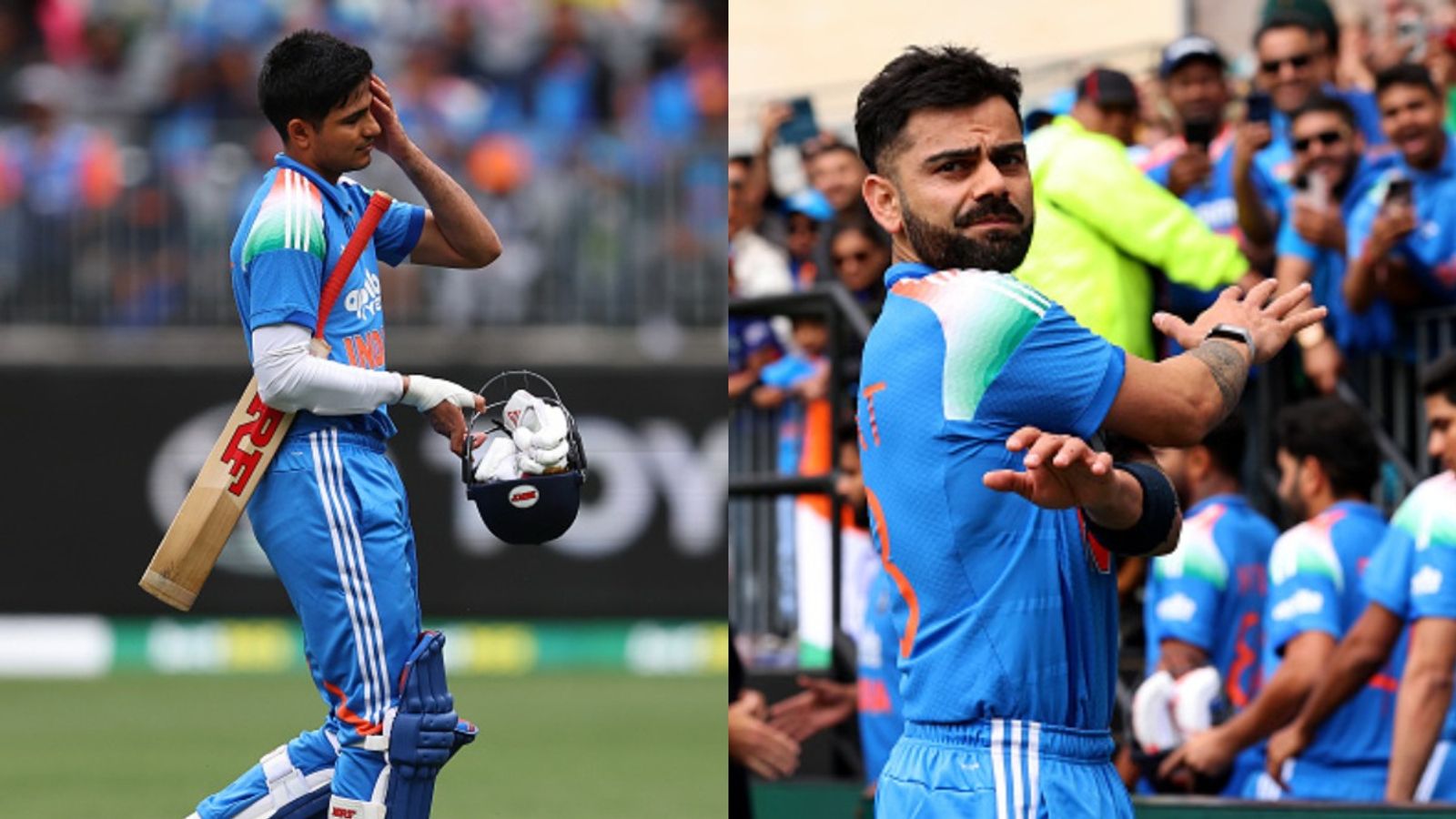 Shubman Gill matches Virat Kohli's unwanted record after losing to Australia in ODI captaincy debut for India India's Shubman Gill (L) and Virat Kohli in this frame