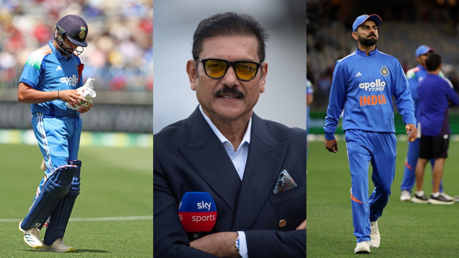 'You are obviously going to be rusty...': Ravi Shastri’s raw take on Rohit Sharma, Virat Kohli after disappointing outing in 1st ODI against Australia Ravi Shastri along with Virat Kohli and Rohit Sharma