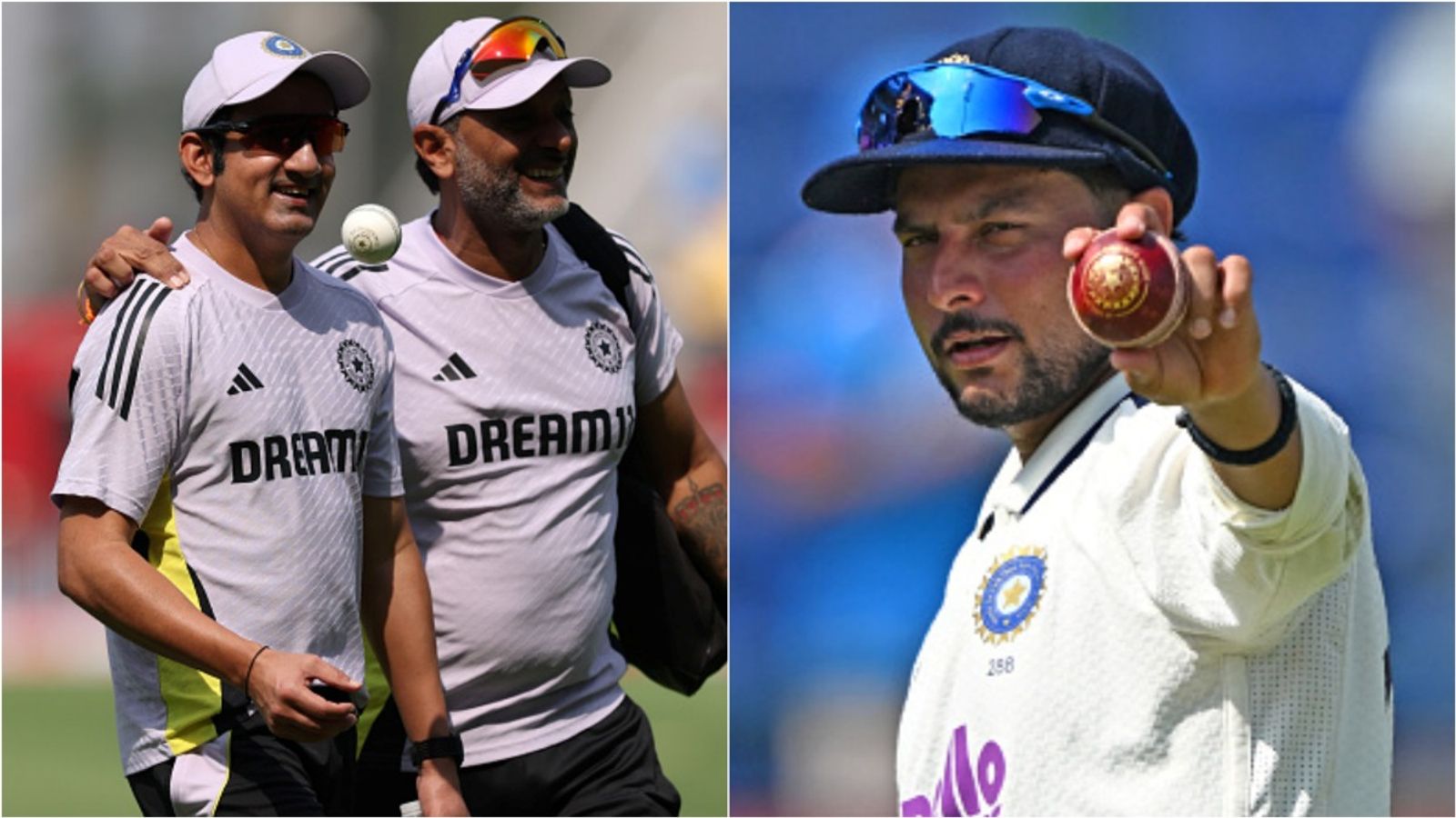 'The captain, head coach and others decide purely based on...': India batting coach's clarification on Kuldeep Yadav getting benched for Perth ODI Gautam Gambhir and Sitanshu Kotak during a training session; Kuldeep Yadav after taking a fifer against West Indies.