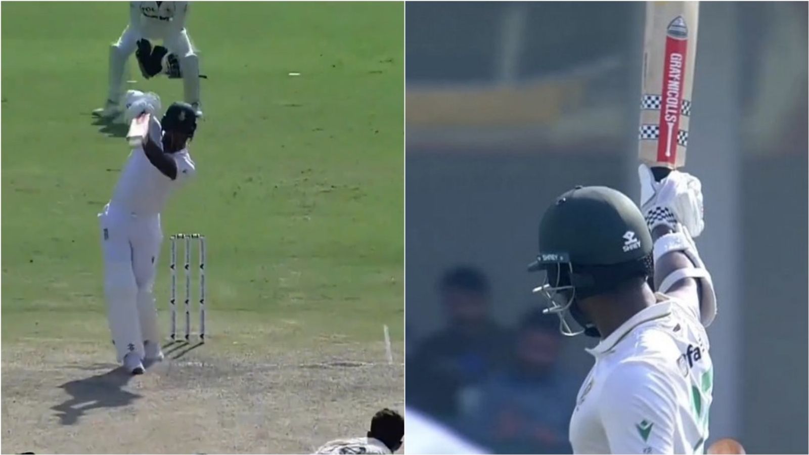 Watch: Kagiso Rabada gives Abhishek Sharma-like treatment to Shaheen Afridi, scores maiden Test fifty off just 38 balls, shares 98-run 10th wicket partnership Kagiso Rabada hits Shaheen Afridi for a huge six on Day 2 of the second Test in Rawalpindi.