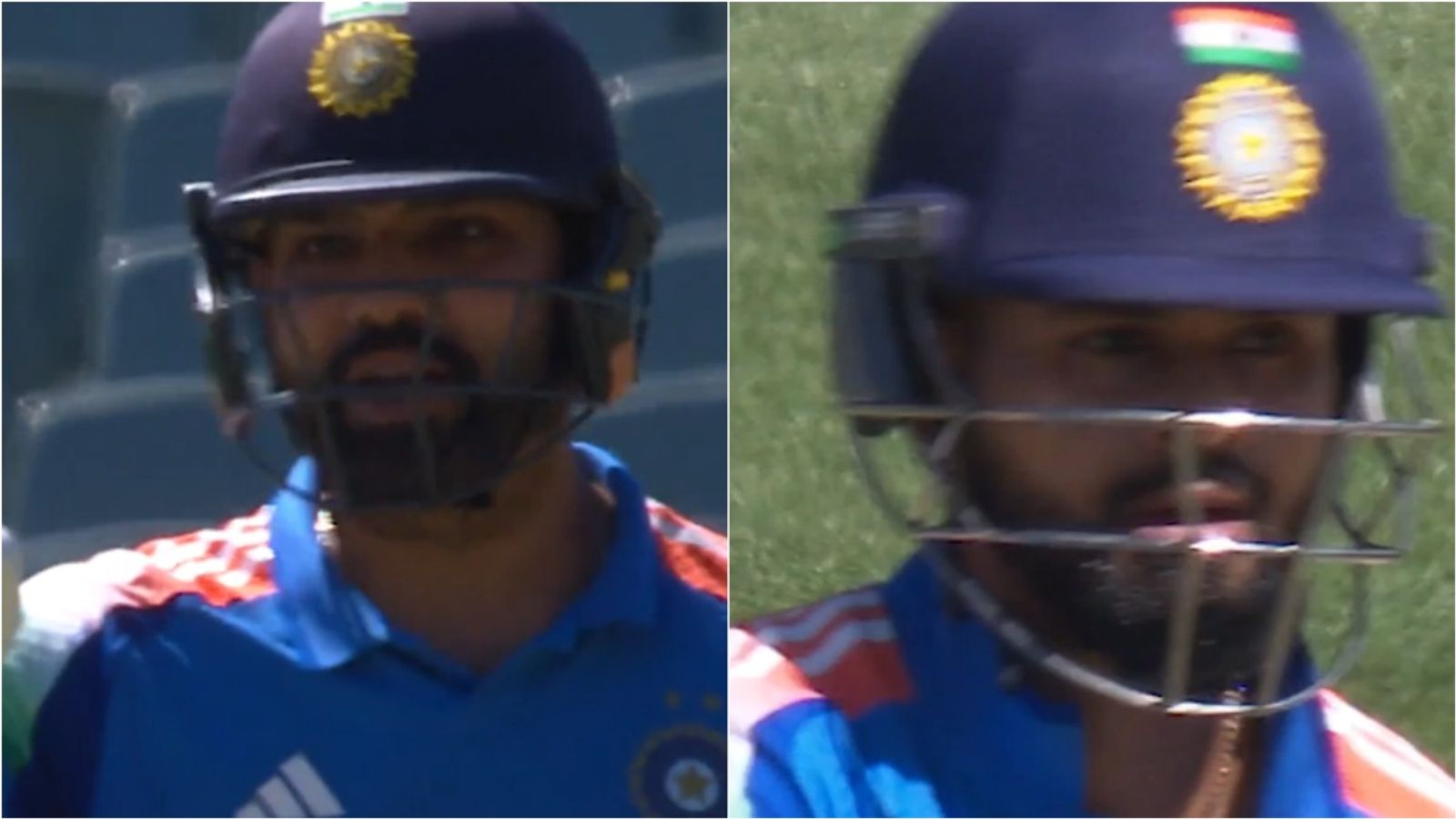 WATCH: 'Aap karke dekho, mereko mat bolo na phir': Shreyas Iyer, Rohit Sharma engage in hilarious argument over mix-up in Josh Hazlewood's over Rohit Sharma, Shreyas Iyer during their conversation in the 14th over of the innings in 2nd ODI against Australia at Adelaide Oval.