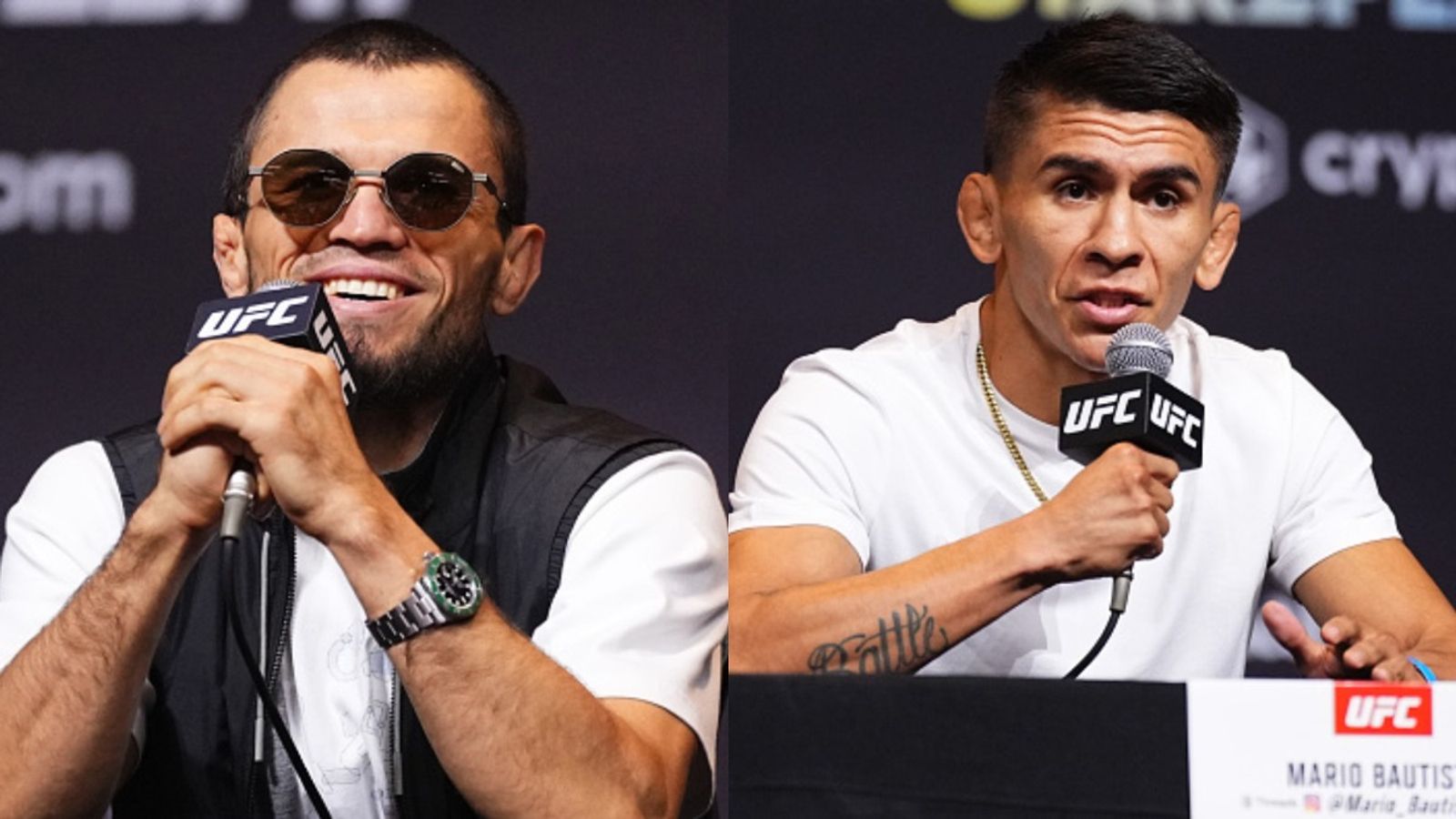 Umar Nurmagomedov vs. Mario Bautista: Reigning UFC champion predicts the winner Umar Nurmagomedov and Mario Bautista in the frame (Images via Getty)